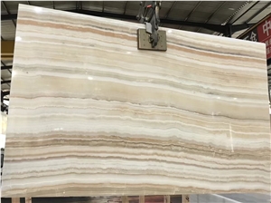 Turkey White Ivory Onyx Slab