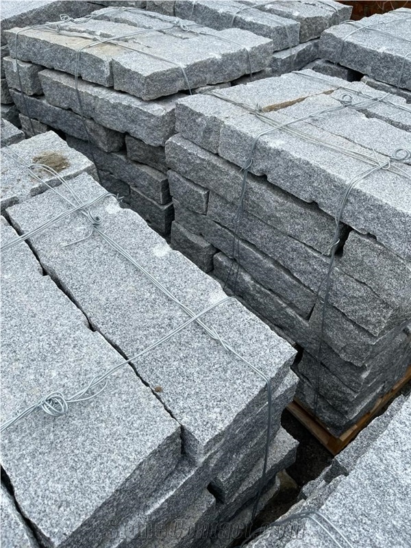 Bergama Grey Granite Curbstone
