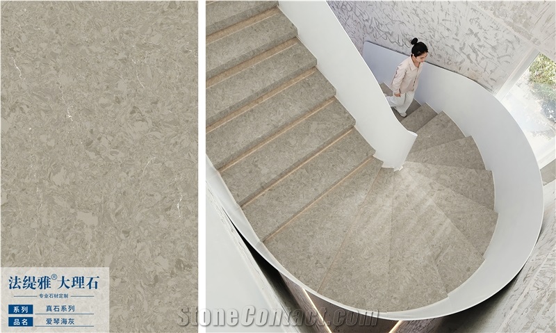 Artificial Natural Marble Stairs Floor Paving