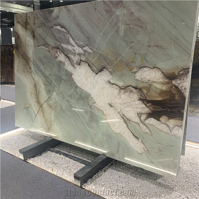 Exotic Stone Green Marble For Background Wall And Countertop