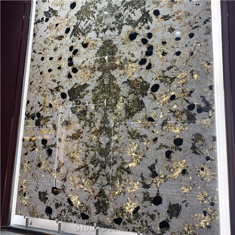 Exotic Stone Natural Alpinus Granite Super Crystal Wall Tile