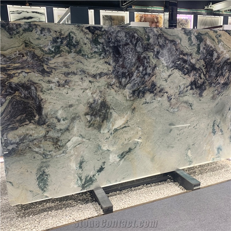 Green Valley Marble Polished Slabs Tiles For Interior Wall