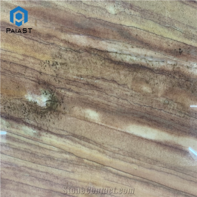 Import Red Quartzite Slab For Background Wall And Countertop