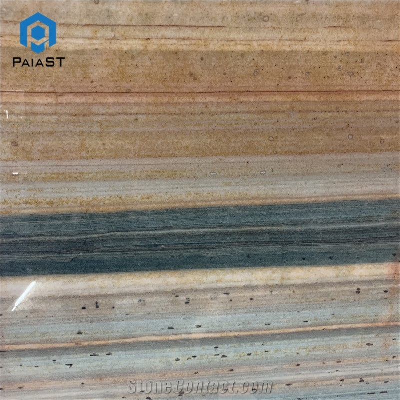 Polished Natural Multicolor Quartzite Tiles For Wall & Floor