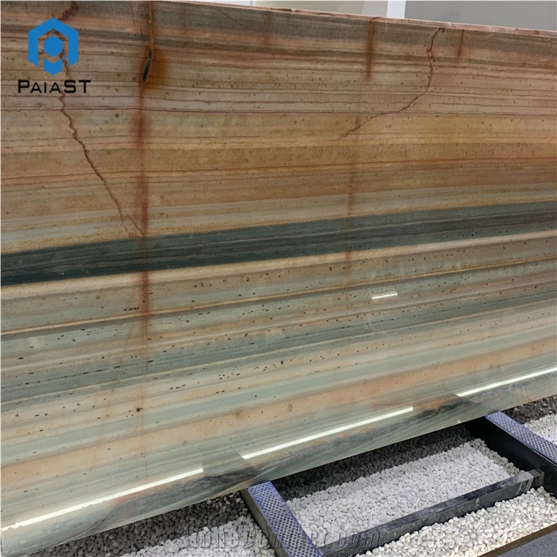 Polished Natural Multicolor Quartzite Tiles For Wall & Floor