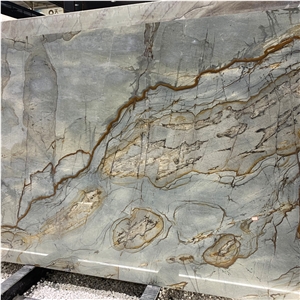 Roman Impression Quartzite Slabs For Countertop Table Top