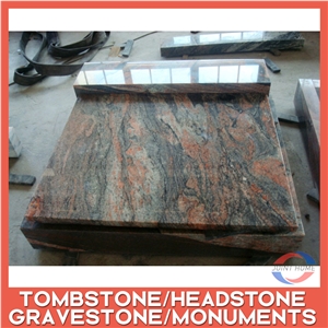 Aurora India Monument &Tombestone Granite Slant Gravestone