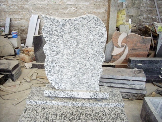 China New Style G635 Grey Granite Tombstone & Headstone