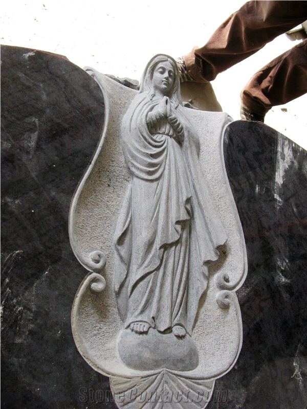 Engraving Angel Monument Tombstone Headstone Gravestone