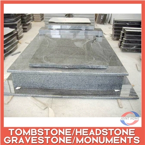 Romania Grey Granite Tombstone Headstone G603 Monument