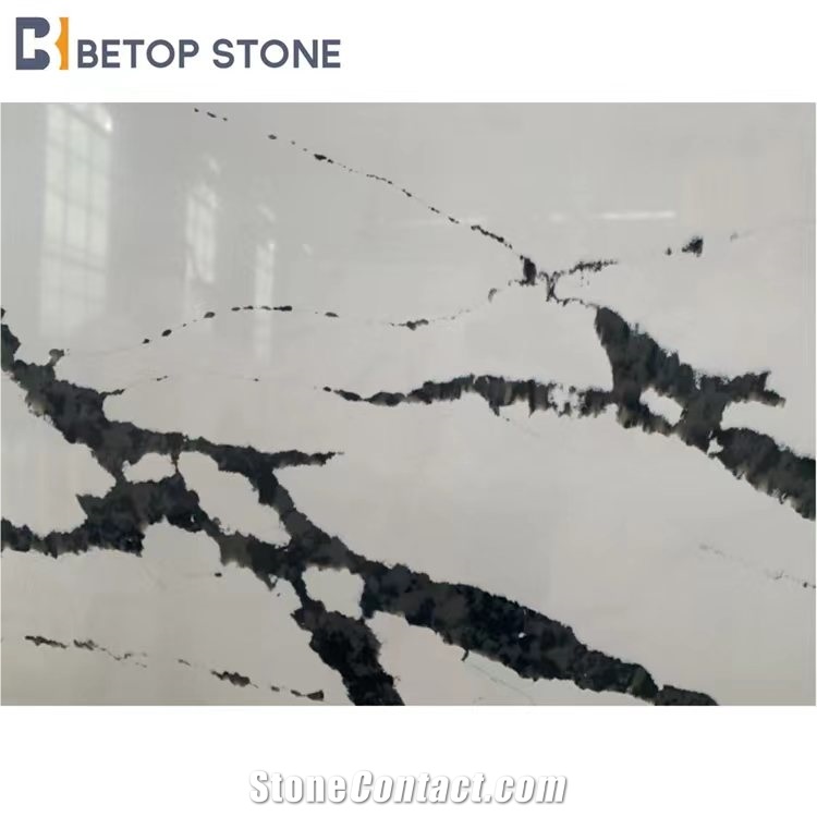 Artificial Wall Stone Calacatte Marble Line Slabs