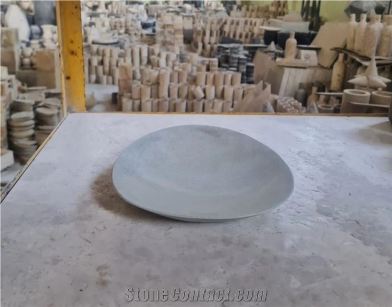 Green Marble Bowl /Tray/Plate Stone Kitchen Accessories