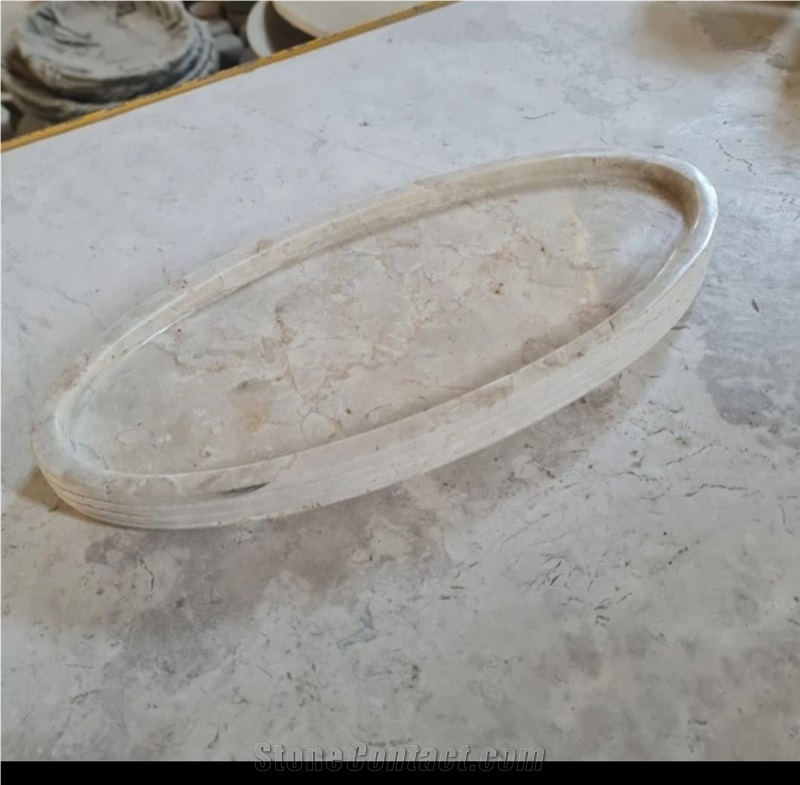 Oval Marble Trays