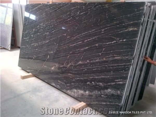 Black Markino Granite Tiles & Slabs, Black Polished Granite 