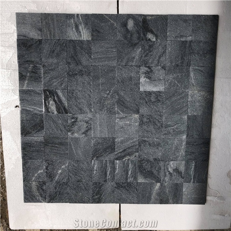 Black Tiger Veins Marble Tile Swimming Pool Marble Tiles