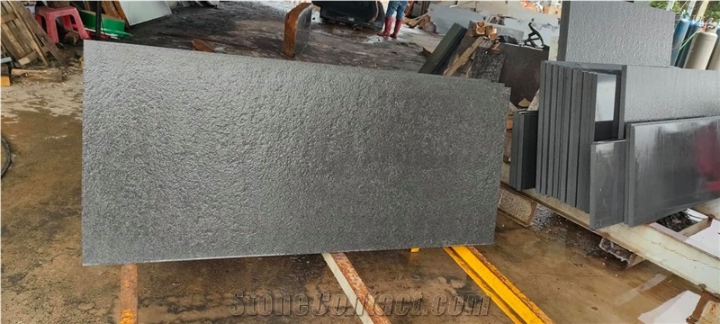 G864 Black Basalt Tile For Stair Basalt Slab