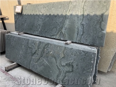 Green Granite Slab And Tile For Floor Wall 