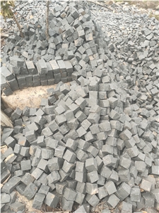 Hand Made Surface Black Basaly Cobblestone