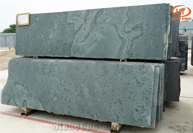 Vietnam Green Granite Stone Tile And Slab 