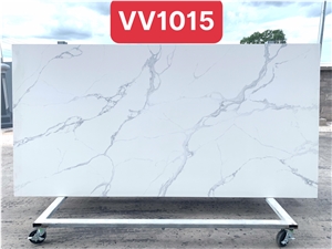 CALACATTA Quartz Stone Slabs, Marble Looks Quartz Slabs