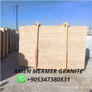 Light Travertine Slabs