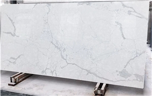 Calacatta White Quartz Slab