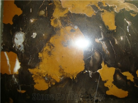Black & Gold Marble From Pakistan