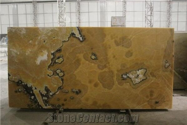 Brown Onyx Covering Slabstiles, Private Meeting Place 