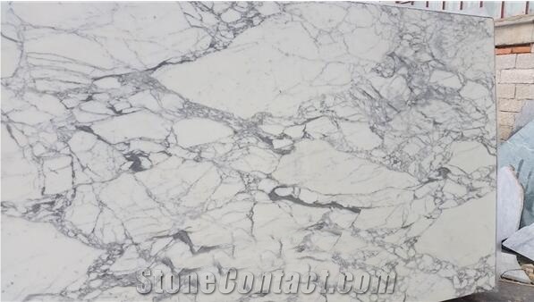 Calacatta Galileo Marble Slabs, White Marble Italy Slabs