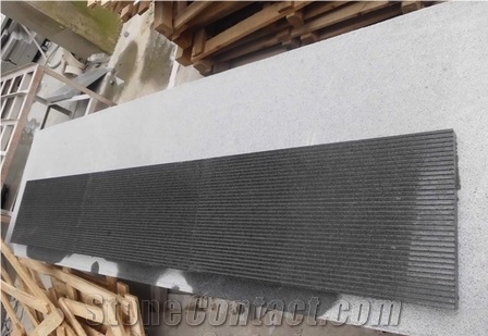 China Grey G654 Granite Stairs & Steps Dark Grey Granite