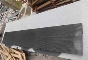 China Grey G654 Granite Stairs & Steps Dark Grey Granite