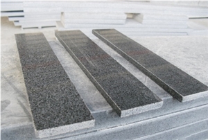 G654 Granite Stairs & Steps, China Black Granite Steps