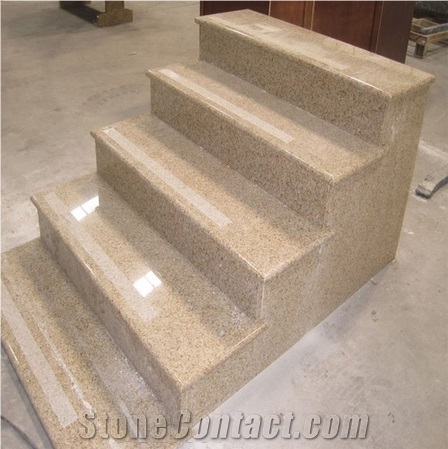G682 Granite Stairs And Steps,Yellow Granite Stairs 