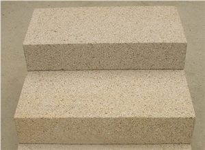 G682 Sunset Golden Steps,Rusty Yellow Granite Stairs & Steps