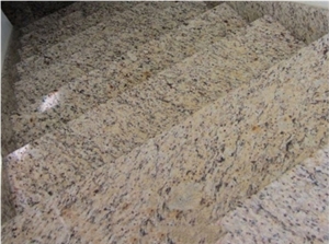 Giallo Santa Cecilia Granite Stairs Brazil Granite Stairs