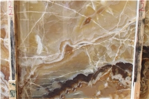 Golden Cloud Onyx (Honey Onyx Cross Cut) Tiles & Slabs