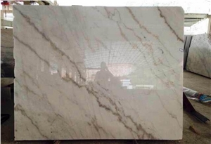 Guangxi White Marble With Grey Vein Slabs China White Marble