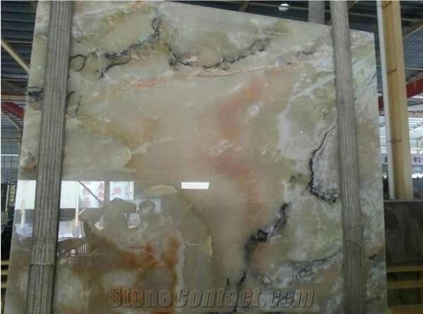 Iran Light Green Onyx, Multicolor Onyx