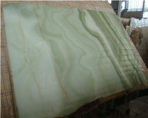 Jade Green Onyx Slabs & Tiles A