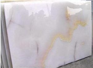 Naghadeh White Onyx Slabs, White Persian Snow Onyx