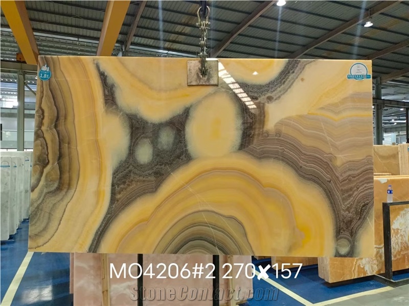 New Mexican Yellow Agate Onyx Slabs  