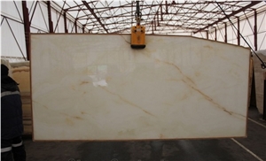 Onice Bianco Extra Slabs & Tiles, Iran White Onyx