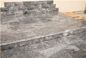 Tiger Skin Marble Tumbled Pattern, Tiles