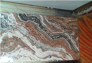 Traonix Travertine Tiles & Slabs Multicolor Iran Travertine