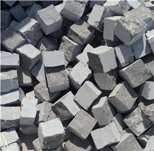Dark Grey Granite Cobble , Cube Stone Pavers