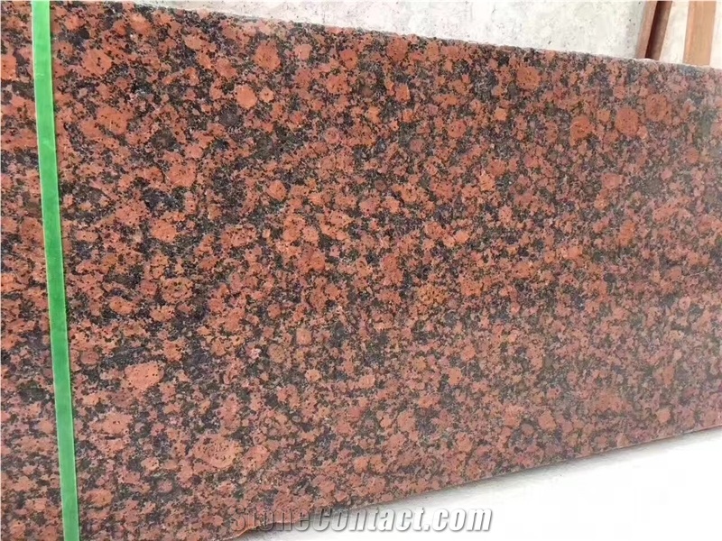 Imported Red Granite Slab Carmen Red Exotic Granite Slab