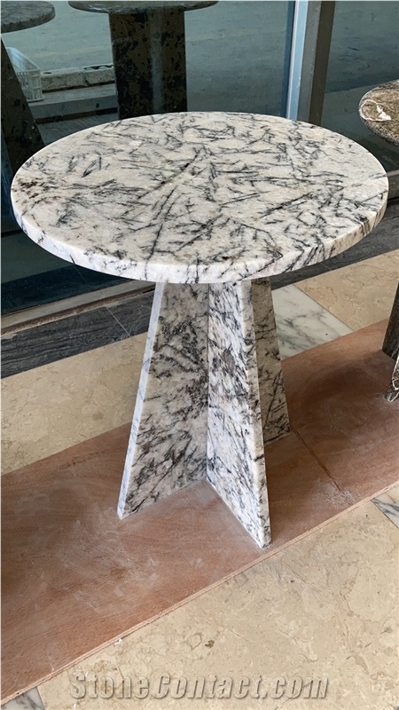 Marble Home Furniture White Beauty Restaurant Cafe Table Set