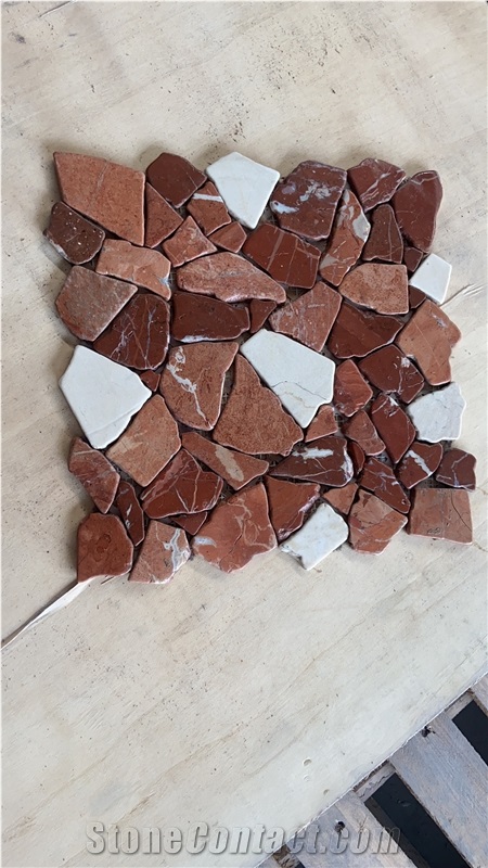 Marble Kitchen Floor Mosaic Design Carrara Basket Weave Tile