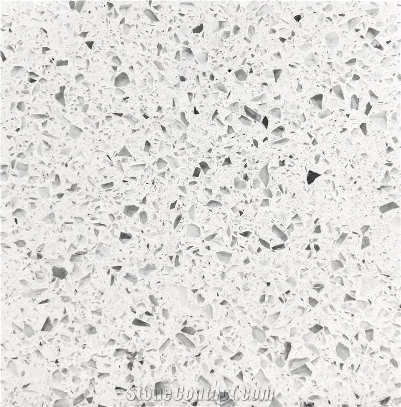 Scintilla White Engineered Stone Slab,Quartz Stone Slabs