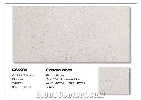 VG 2204 Artificial Carrara White 